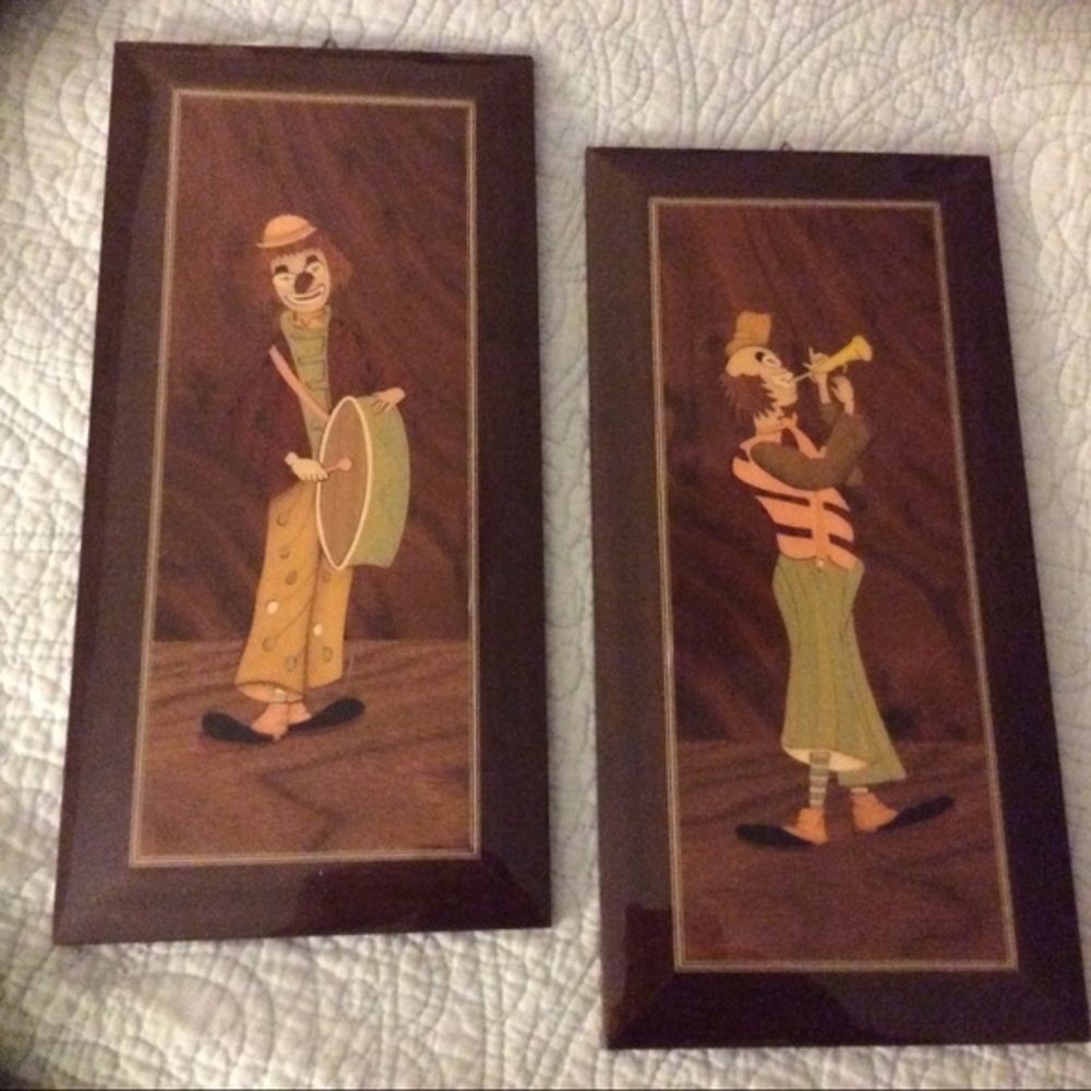 Notturno Intarsio wooden inlay wall hangings